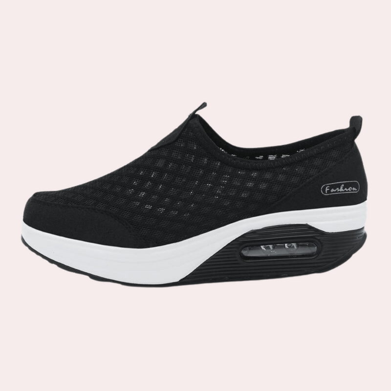 Bequeme, atmungsaktive Damensneakers mit modernem Wedge-Design