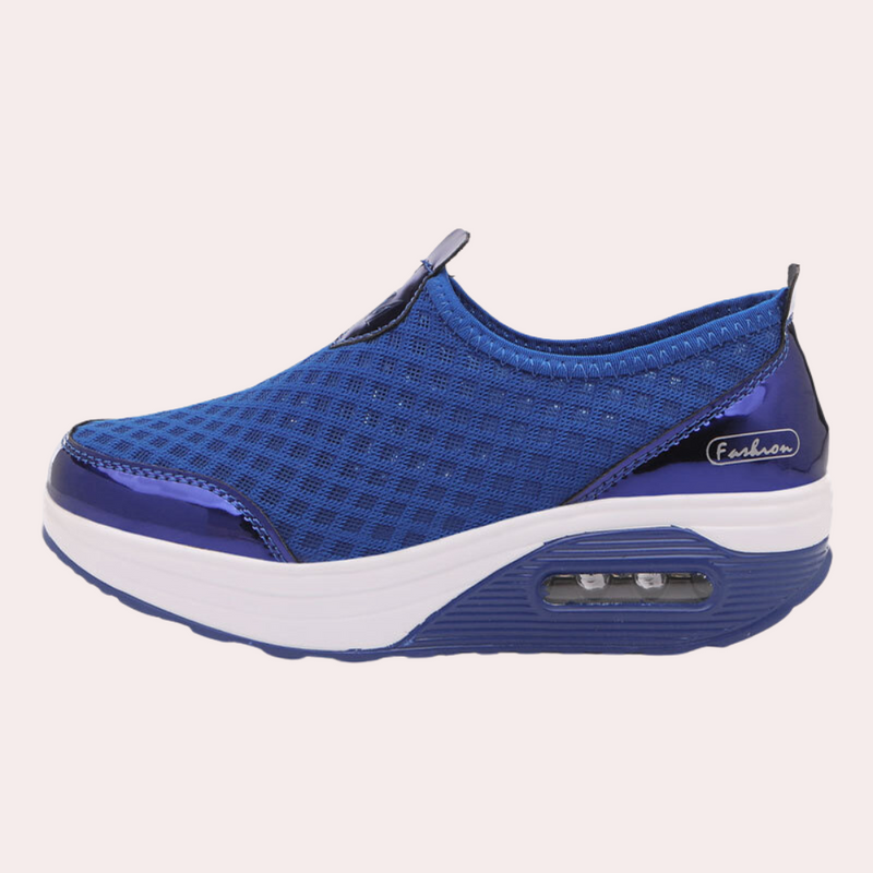 Bequeme, atmungsaktive Damensneakers mit modernem Wedge-Design