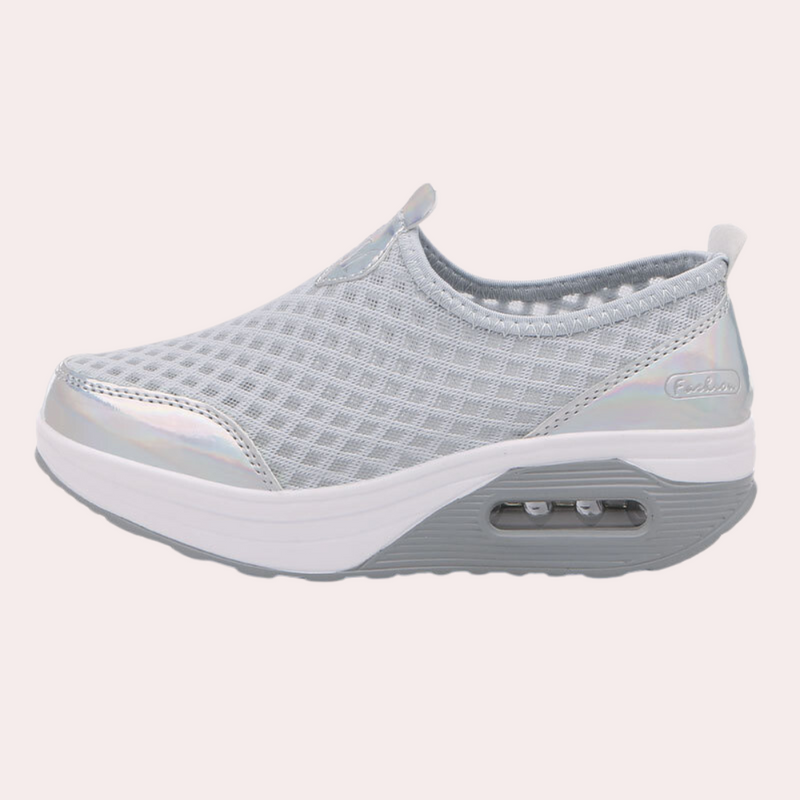 Bequeme, atmungsaktive Damensneakers mit modernem Wedge-Design