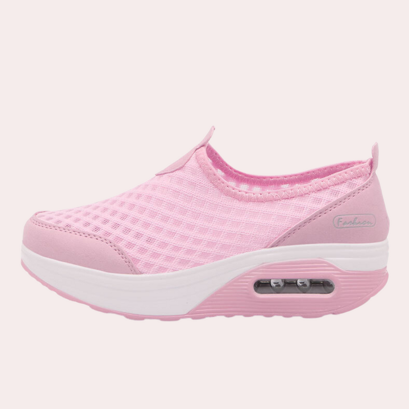 Bequeme, atmungsaktive Damensneakers mit modernem Wedge-Design