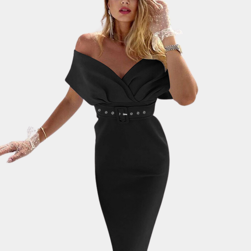 Eleganter off-shoulder Abendkleid für stilbewusste Damen