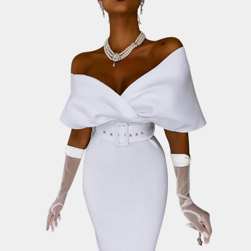 Eleganter off-shoulder Abendkleid für stilbewusste Damen