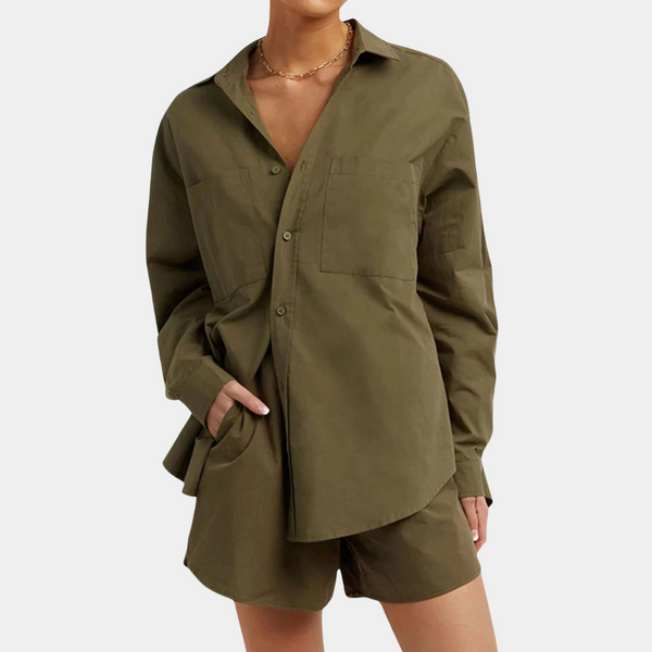 Lässiges dreiteiliges Damen-Set