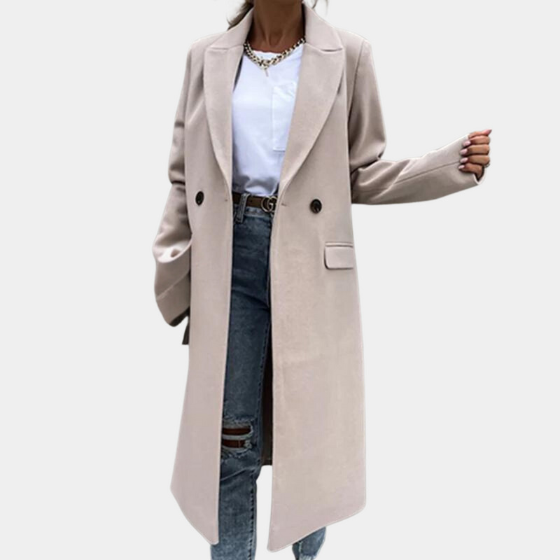 Damen Mantel | Elegant & Warm | Zeitloser Schnitt | Weiche Wolltextur
