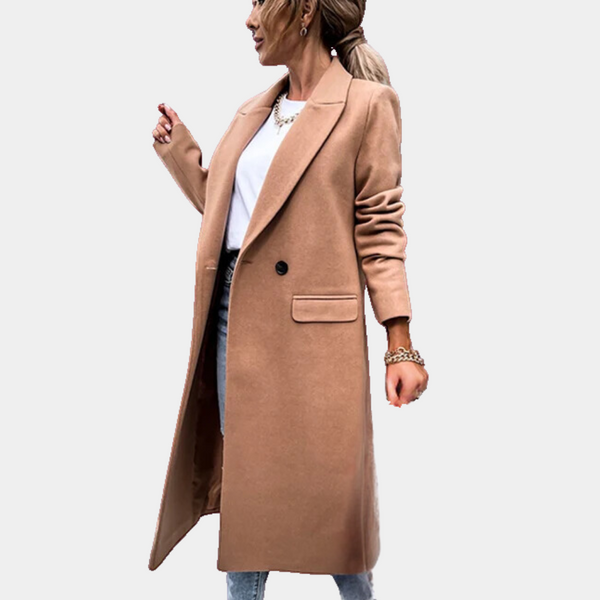 Damen Mantel | Elegant & Warm | Zeitloser Schnitt | Weiche Wolltextur