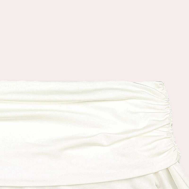 Langärmeliges schulterfreies Top für Frauen