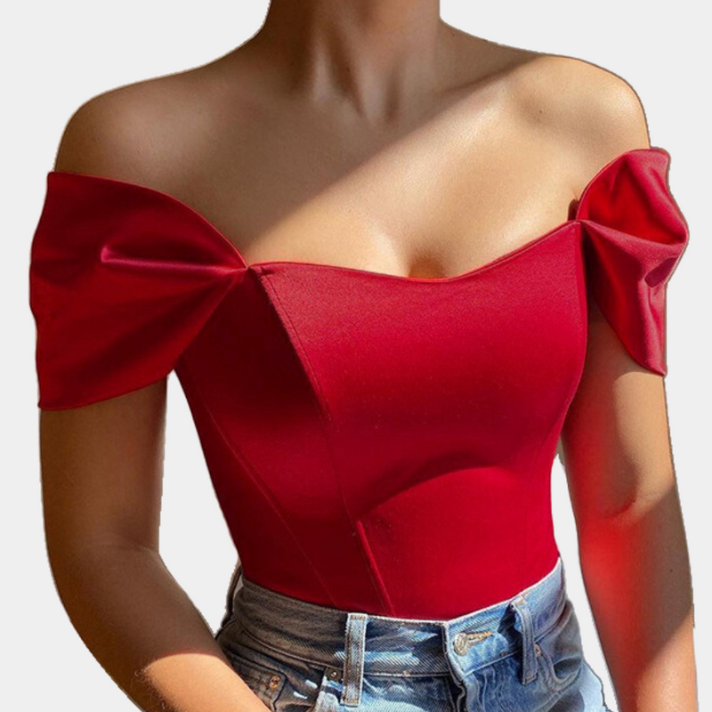 Elegantes schulterfreies Oberteil für Frauen