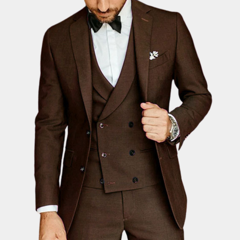 Eleganter 3-teiliger Herren Pullover