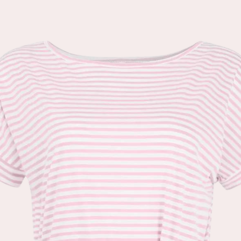 Elegante gestreifte Sommerkleid für entspannte Anlässe