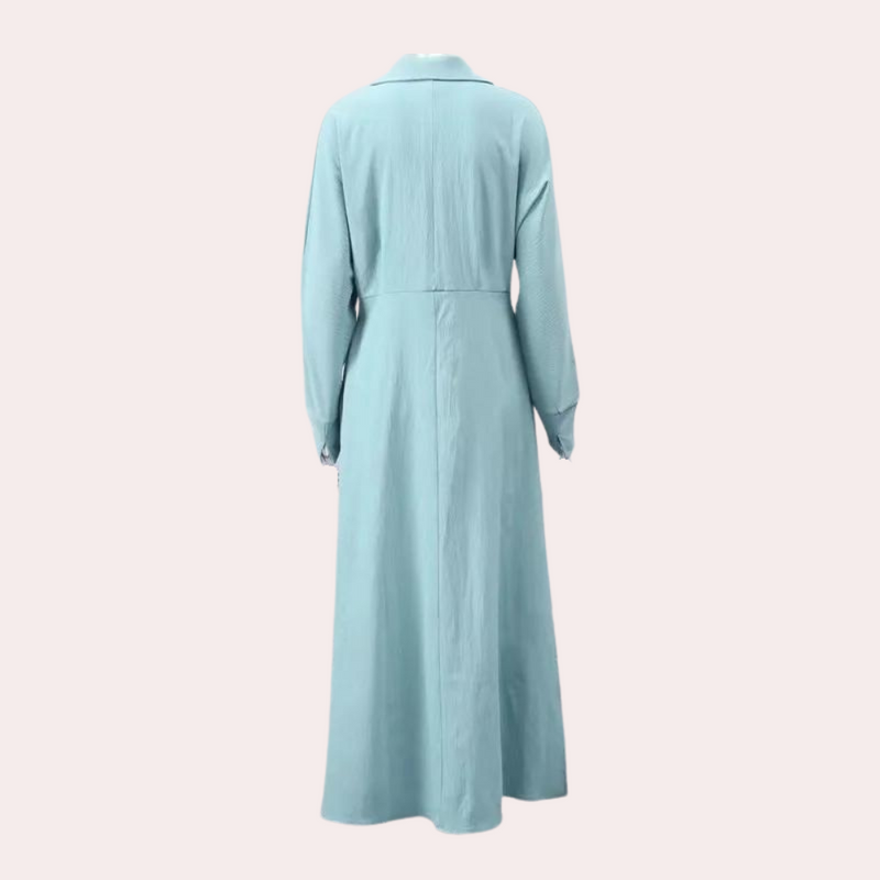 Elegantes langes Kleid für stilvolle Anlässe und Komfort