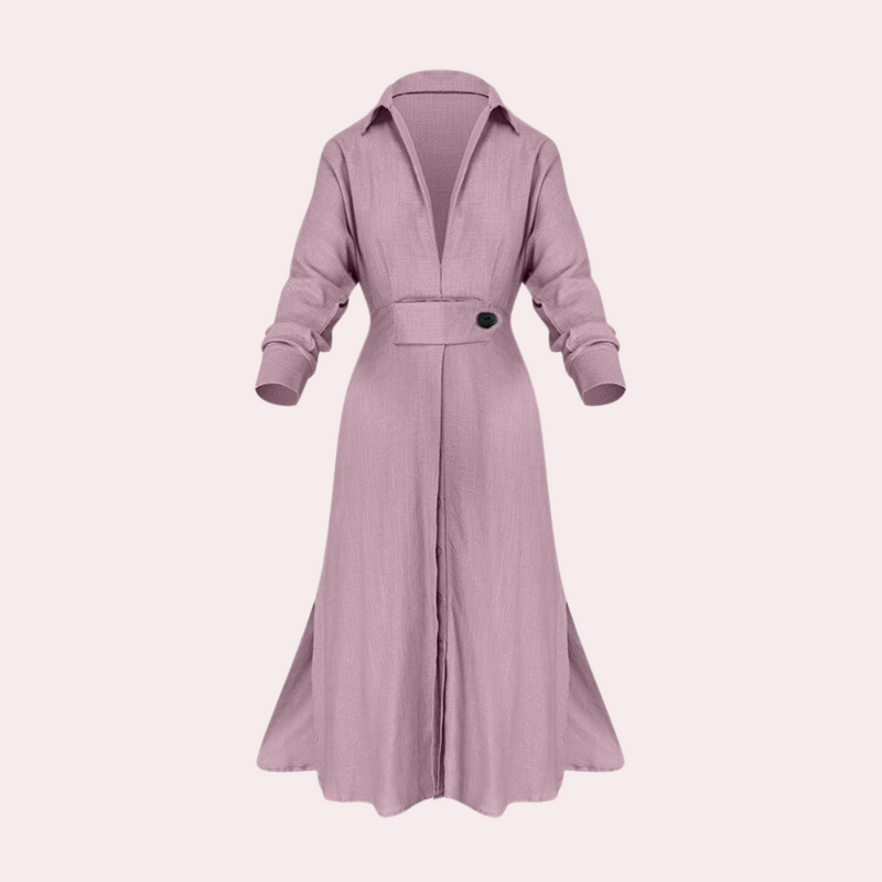 Elegantes langes Kleid für stilvolle Anlässe und Komfort