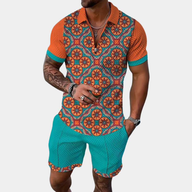 Bunter und bequemer Sommer-Pullover