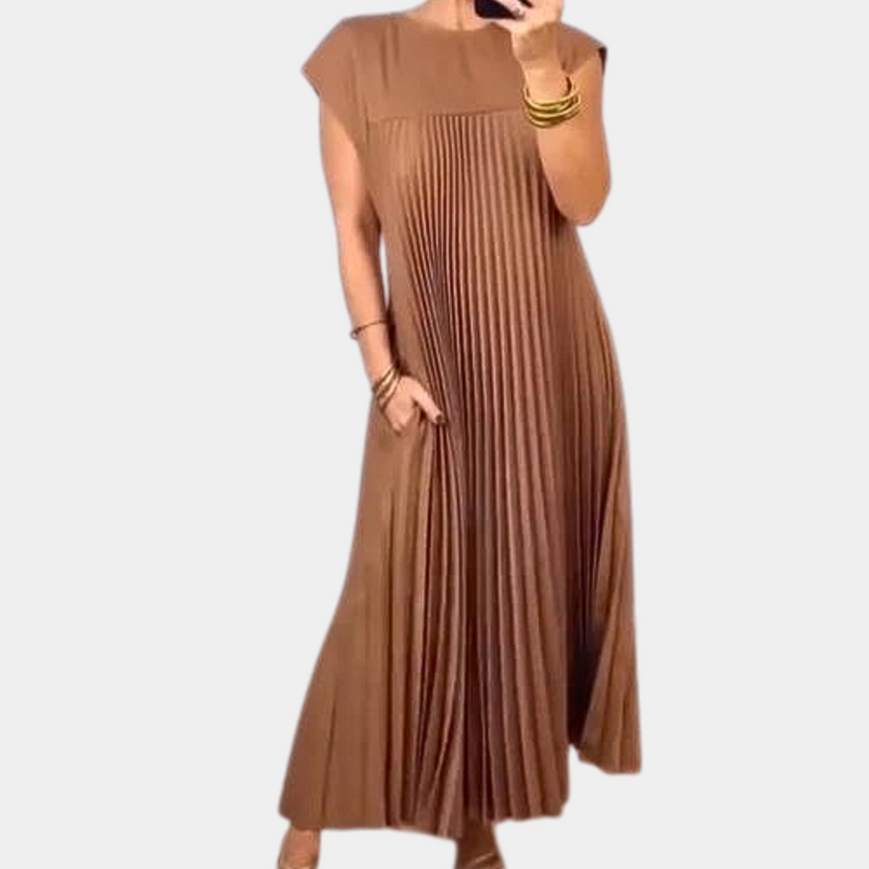 Elegante und bequeme Faltenkleid für Damen