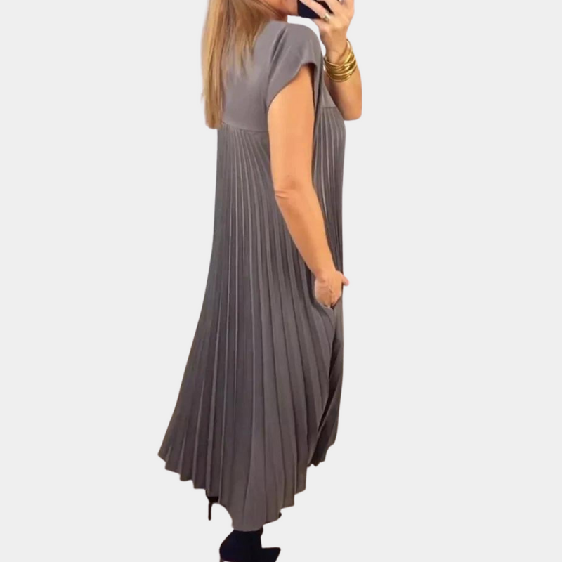 Elegante und bequeme Faltenkleid für Damen