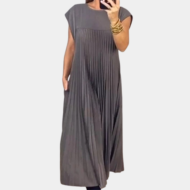 Elegante und bequeme Faltenkleid für Damen