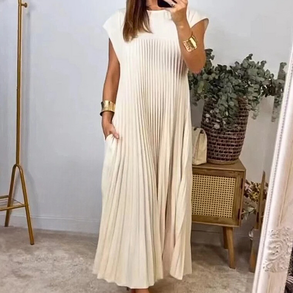 Elegante und bequeme Faltenkleid für Damen