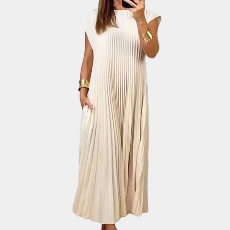 Elegante und bequeme Faltenkleid für Damen
