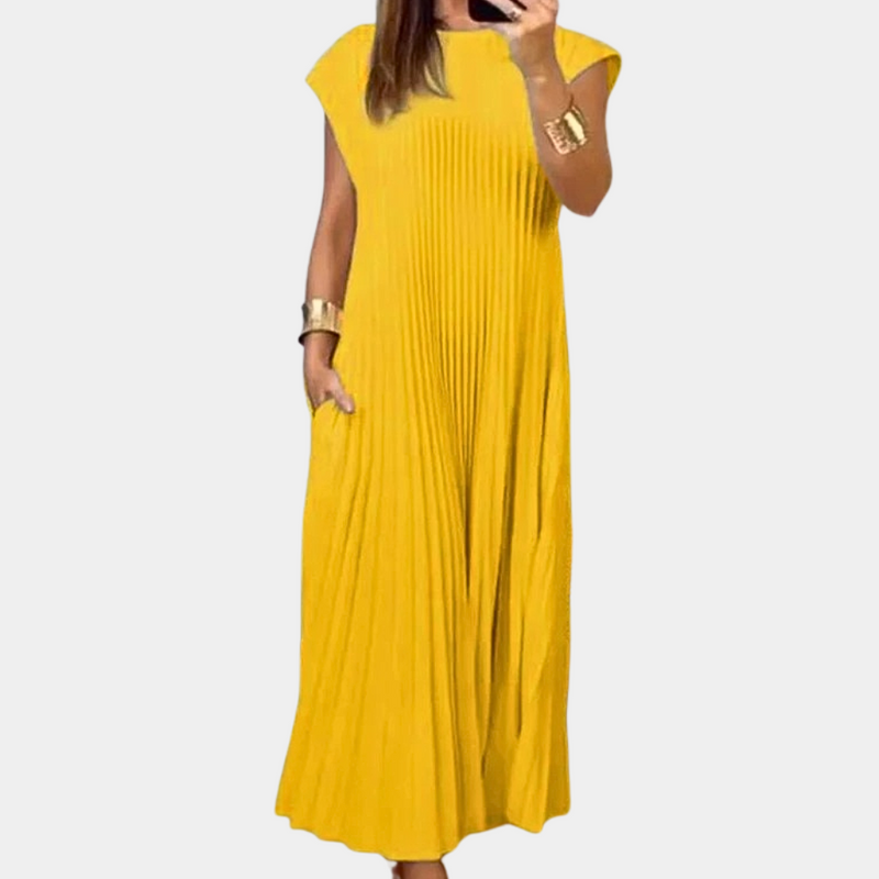 Elegante und bequeme Faltenkleid für Damen