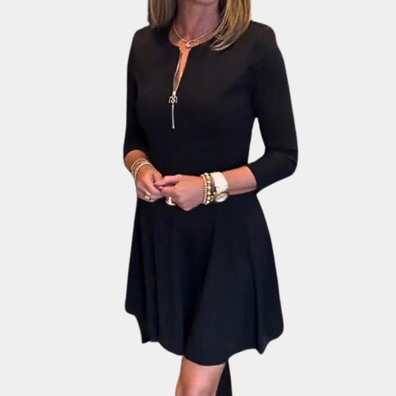 Elegantes A-Linien Kleid mit praktischem Reißverschluss