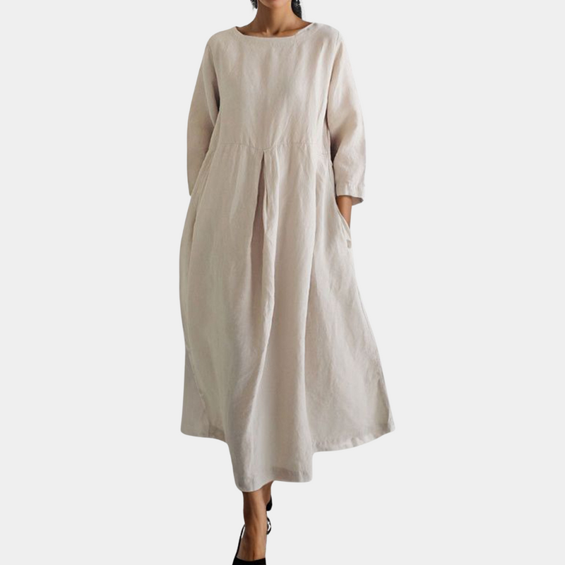 Bequeme und elegante Damenkleid für Frühling und Sommer