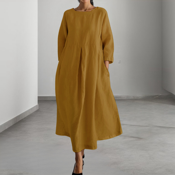 Bequeme und elegante Damenkleid für Frühling und Sommer
