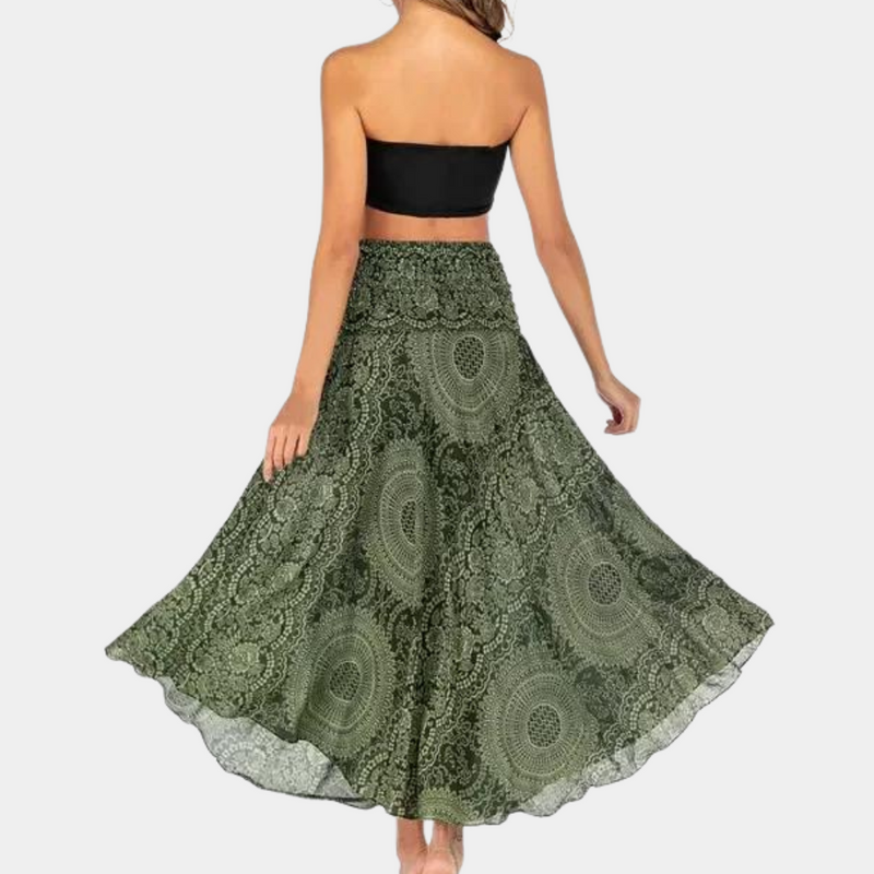 Elegante Bohemian Maxiröhre für Damen im Sommer