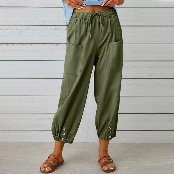 Elegante Damenhose mit weitem Bein für lässige Looks