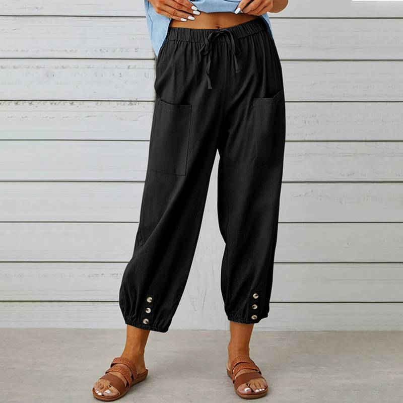Elegante Damenhose mit weitem Bein für lässige Looks