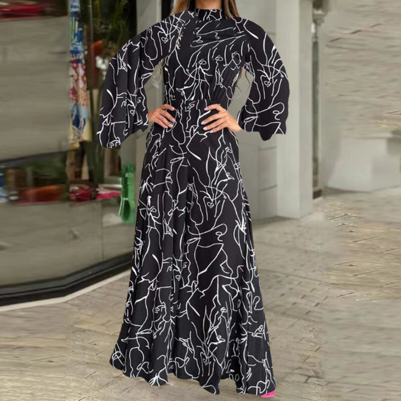 Modischer Jumpsuit mit langen Ärmeln für Damen
