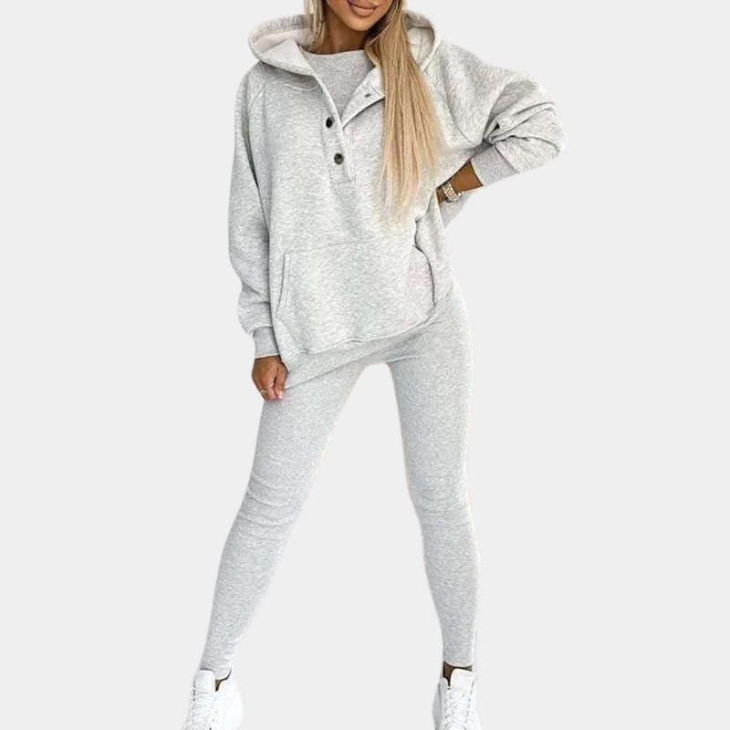 Casca – Bequemes dreiteiliges Set für Damen