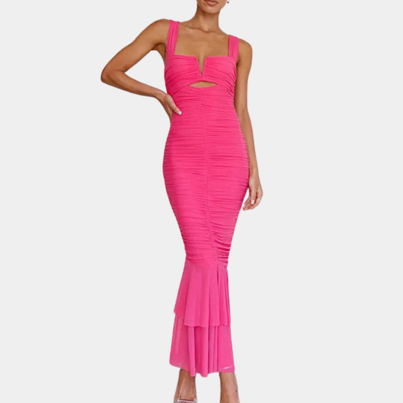 Elegantes und figurbetontes Maxikleid für besondere Anlässe