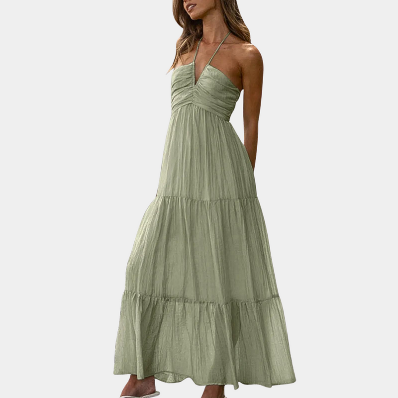 Elegante lange Halterkleid für jede Gelegenheit