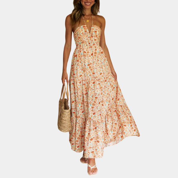 Elegante lange Halterkleid für jede Gelegenheit