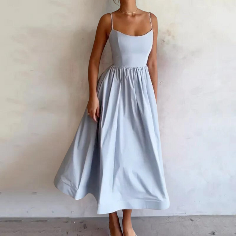 Elegantes ärmelloses Maxi-Kleid für stilbewusste Damen