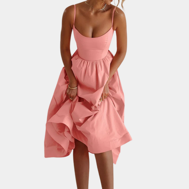 Elegantes ärmelloses Maxi-Kleid für stilbewusste Damen