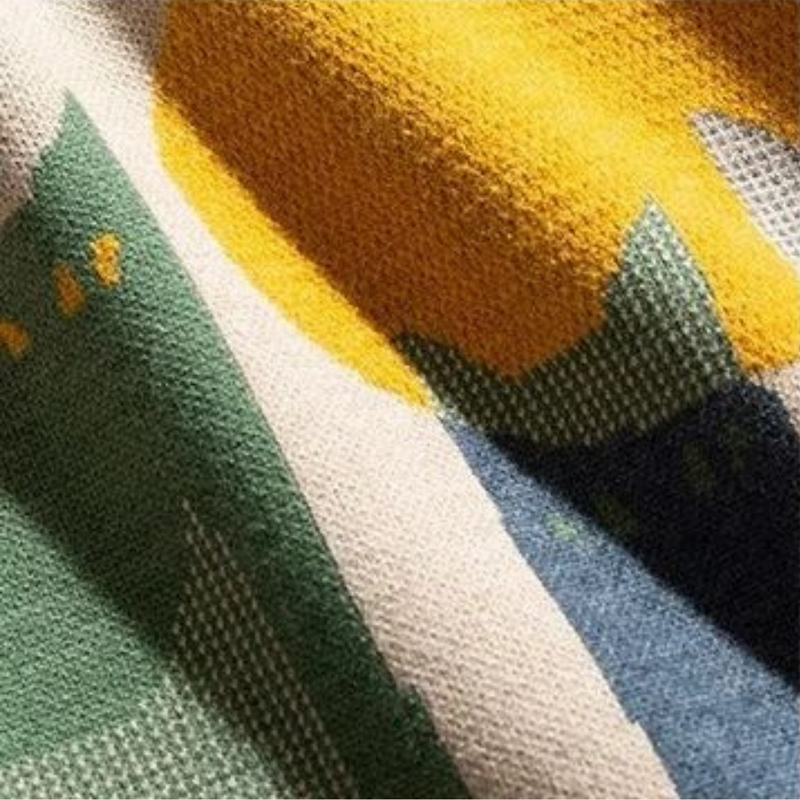 Erin - Damen-Pullover mit Katzenmuster