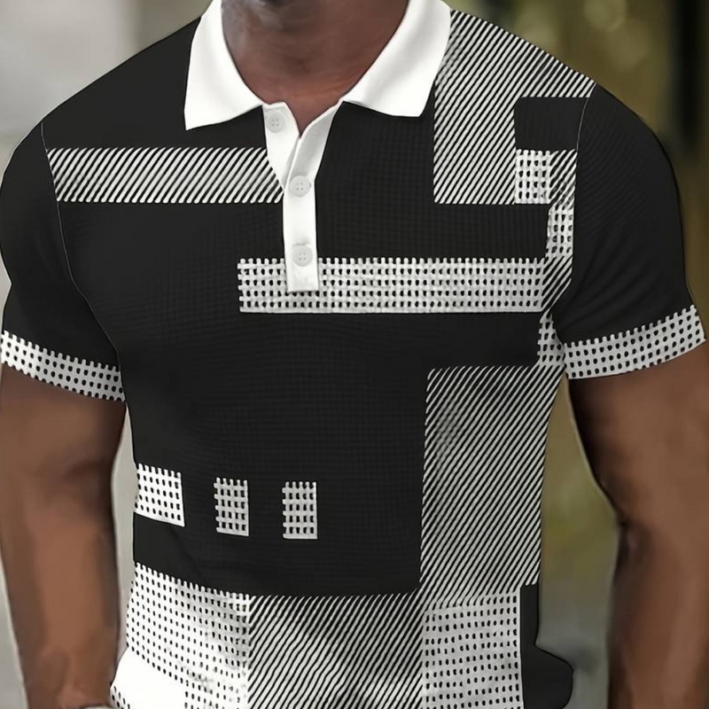 Rafael - Herren T-Shirt mit Color-Block-Design
