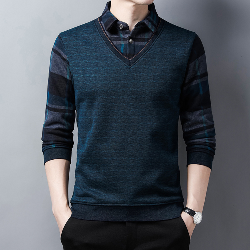 Elegante Warme Strickpullover für Herren
