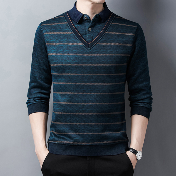 Elegante Warme Strickpullover für Herren