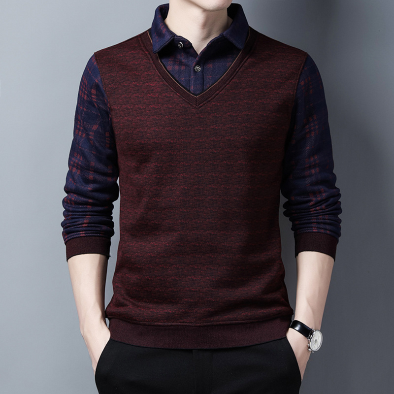 Elegante Warme Strickpullover für Herren