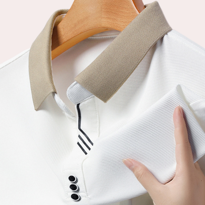 Jacek - Lässiges Polo mit langen Ärmeln für Herren