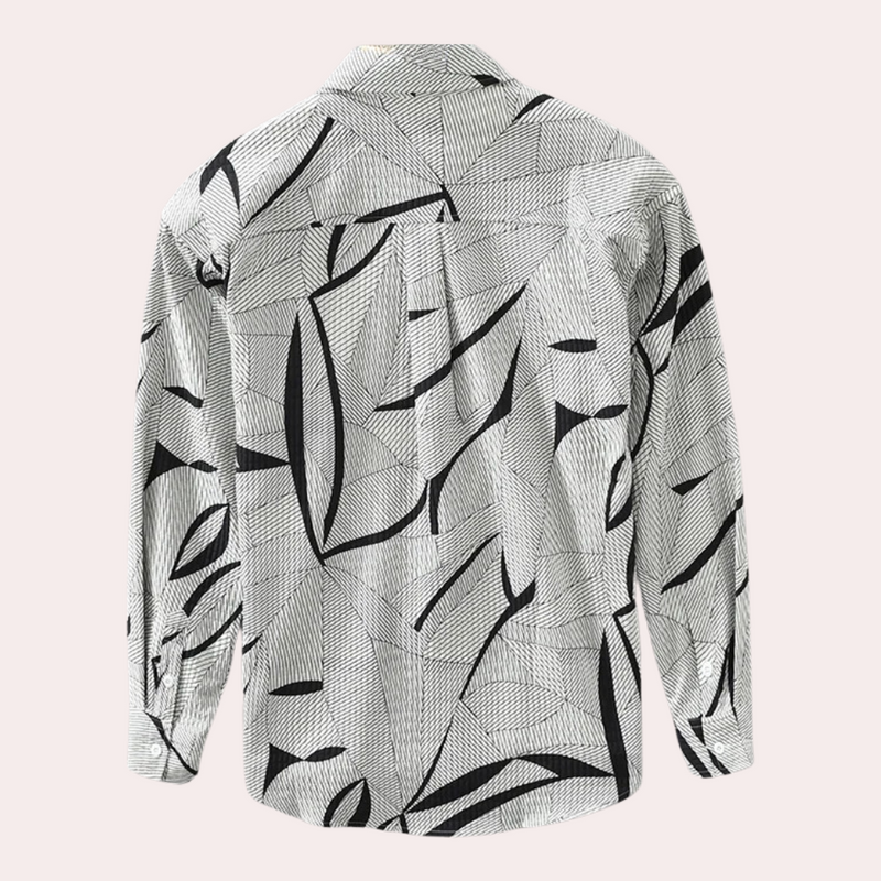 Piotr - Casual-Chic bedrucktes Poloshirt für Herren