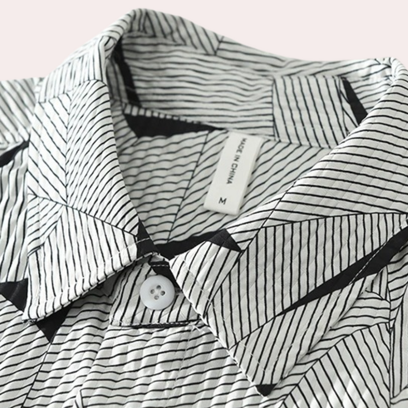 Piotr - Casual-Chic bedrucktes Poloshirt für Herren