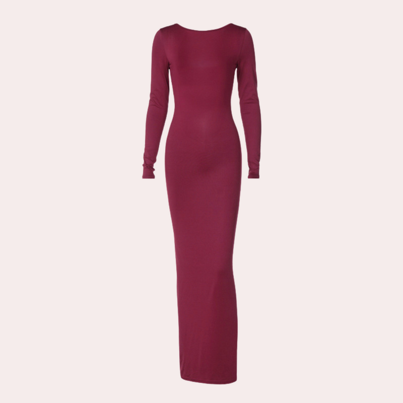 Elegante Maxikleid mit Offenem Rücken für besondere Anlässe