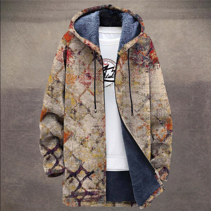Retro Warmes Colorblock Weste für Männer