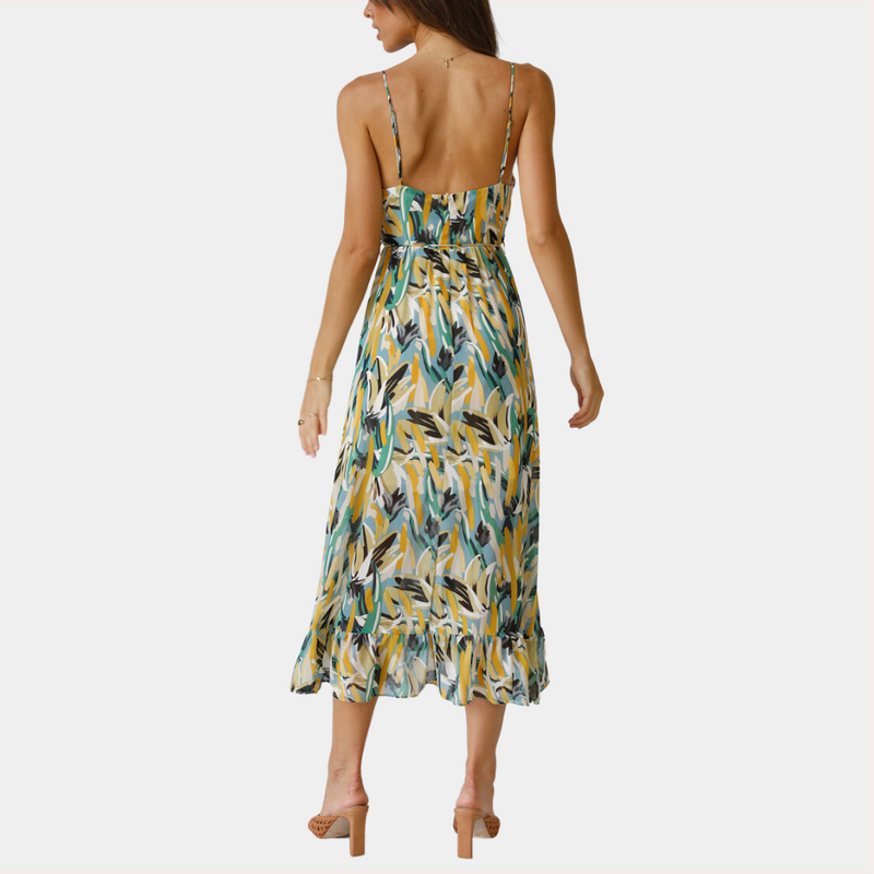 Elegantes Sommer-Midi-Kleid für stilbewusste Damen