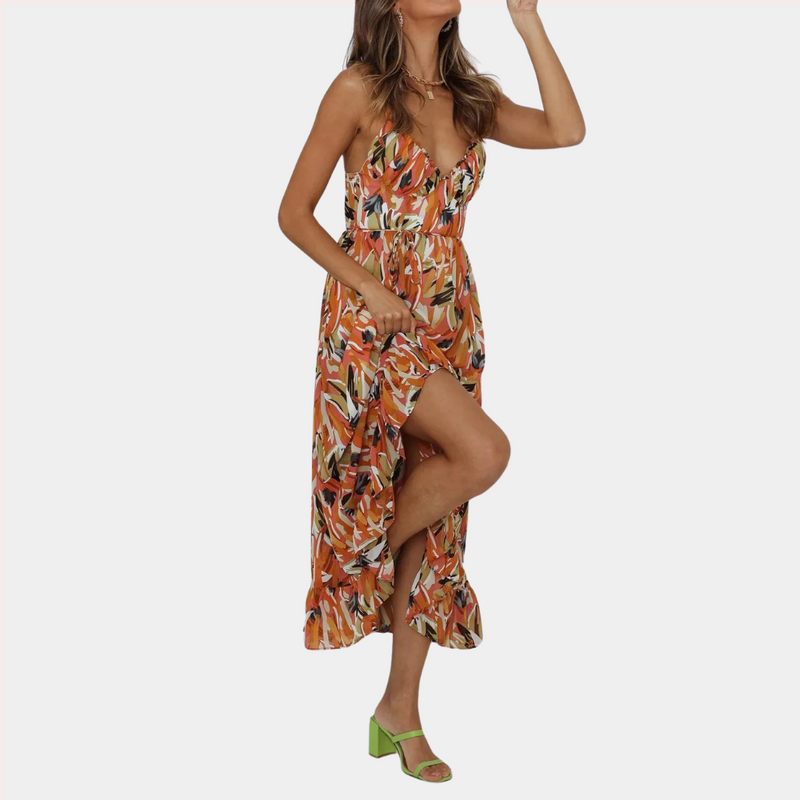 Elegantes Sommer-Midi-Kleid für stilbewusste Damen