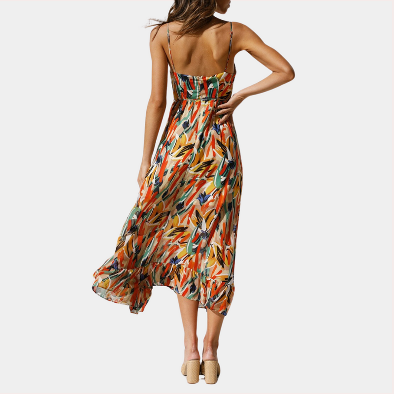 Elegantes Sommer-Midi-Kleid für stilbewusste Damen