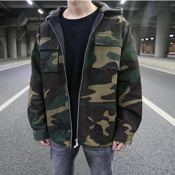 Weicher Urban Camo Herren Hoodie