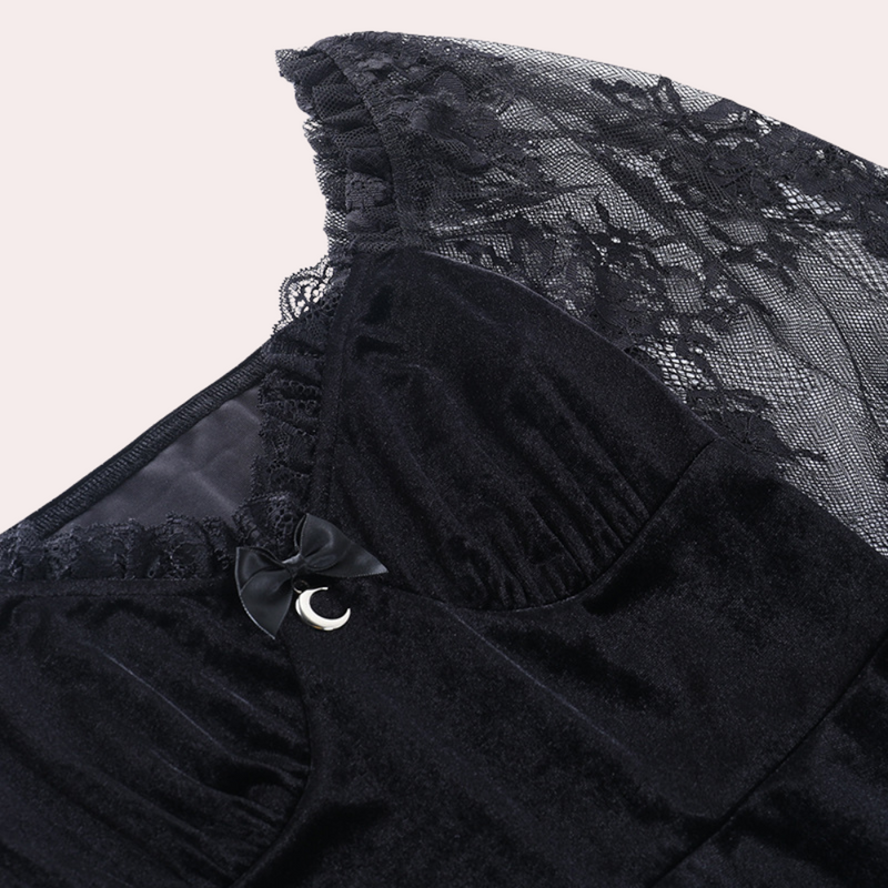 Elegantes Kleid mit Spitzenärmeln für besondere Anlässe